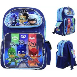 PJ Masks 16" Large School Backpack, Boy's book bag