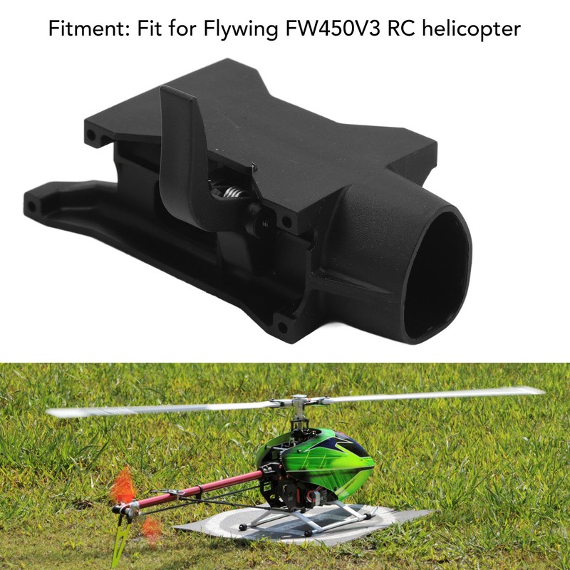 RC Helicopter Tail Pipe Mount for FlyWing FW450V3 Accurate Fit