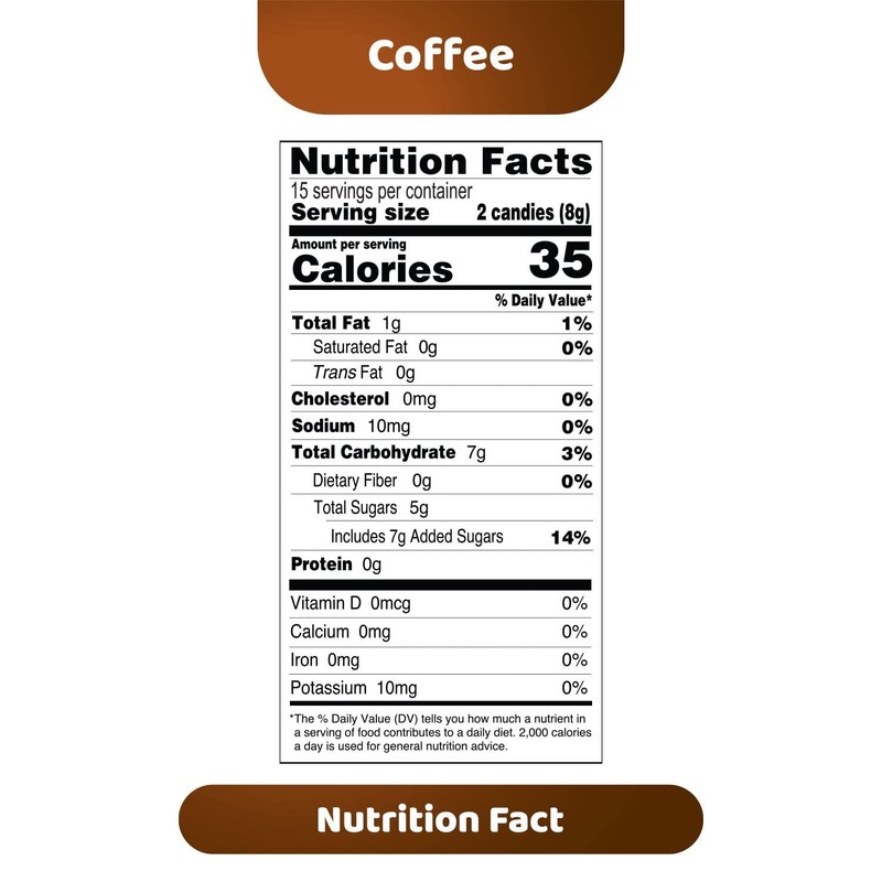 Kopiko Coffee Candy 4.23 oz Bag Hard Coffee Candy 1pk