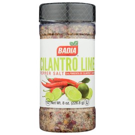 Badia Pepper Salt Cilantro Lime, 8 Oz (Pack of 6)