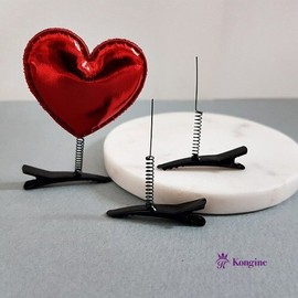 Black coated spring hairpin DIY antenna pin sprout hairpin amusement park cheering group travel party event event hairpin making / 검정코팅 스프링핀 머리핀 diy 안테나핀 새싹머리핀 놀이공원 응원 단체여행 파티행사 이벤트 머리핀만들기