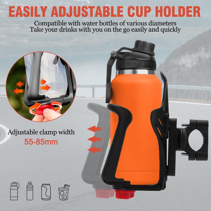Bicycle Bottle Holder, Drink Holder, Motorcycle, Water Bottle Holder, Bicycle