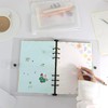 MUNTE Pack of 2 ring binder A6 refillable 6 holes,