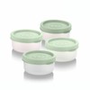 Condiment Cups Containers with Lids- 4 pk. 1.3 oz.Salad Dressing