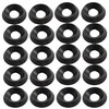 Solid Black Countersunk Finishing Washers Stainless Steel Cup (20, M3)