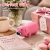 Torch Lighter Cute Pig Shape Creative Desktop Ornament, Dual Jet