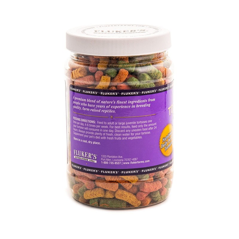 Fluker's Tortoise Diet, Large Pellet Food - Land Turtle Formula,