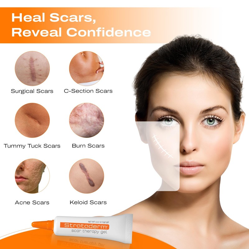 Strataderm Professional Scar Therapy Gel | Old and New Scars