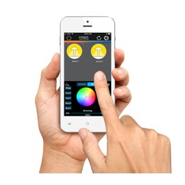 SPW Unique Lighting Systems Flex Gold Vivid Series T3 Bi-Pin 2W Color Changing Red Green Blue LED Bulb (LED-2W-AT3RGB27)