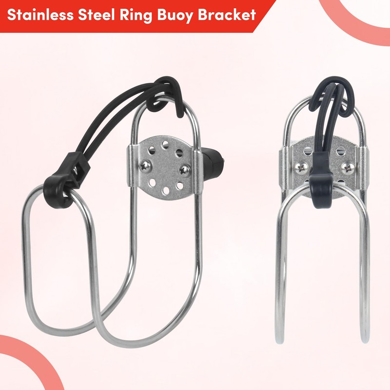 23" Life Ring Boat Safety Throw Ring with Water Floating