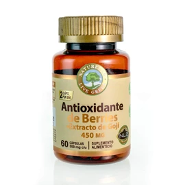 ANTIOXIDANTE DE BERRIES + EXTRACTO DE GOJI 60 CAPS SUPLEMENTO NATURELAB