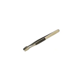 Proops 120mm Stainless Steel Tweezers, Bent/Curved 4mm Wide Flat End (S7148). Free UK Postage.