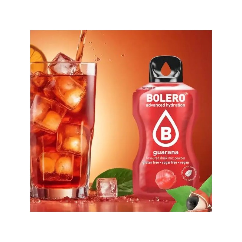 Bolero Guarana Fruit Flavoured Drink Powder 12 Sachets