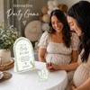 Green retro plaid Theme Baby Shower Games, Measure the Baby