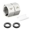 TAISHER 1PCS 304 Stainless Steel Garden Hose Adapter, 3/4" GHT