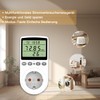 Awootsv Electricity Meter for Socket Energy Cost Meter with LCD