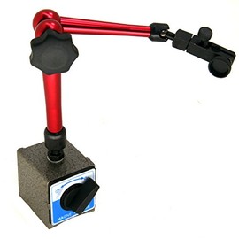 HFS (R) Magnetic Base Adjustable Metal Test Indicator Holder Level Stand 14"L 3/8" Clamp