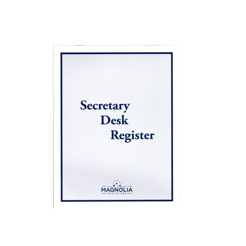 Secretary Deskbook Check Register - Size 6 3/8 x 8