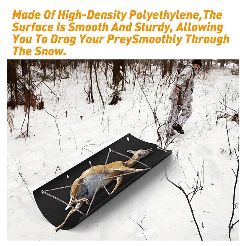 Deer Drag Sleds Multi Purpose Portable Tear Resistant Thickened Snow