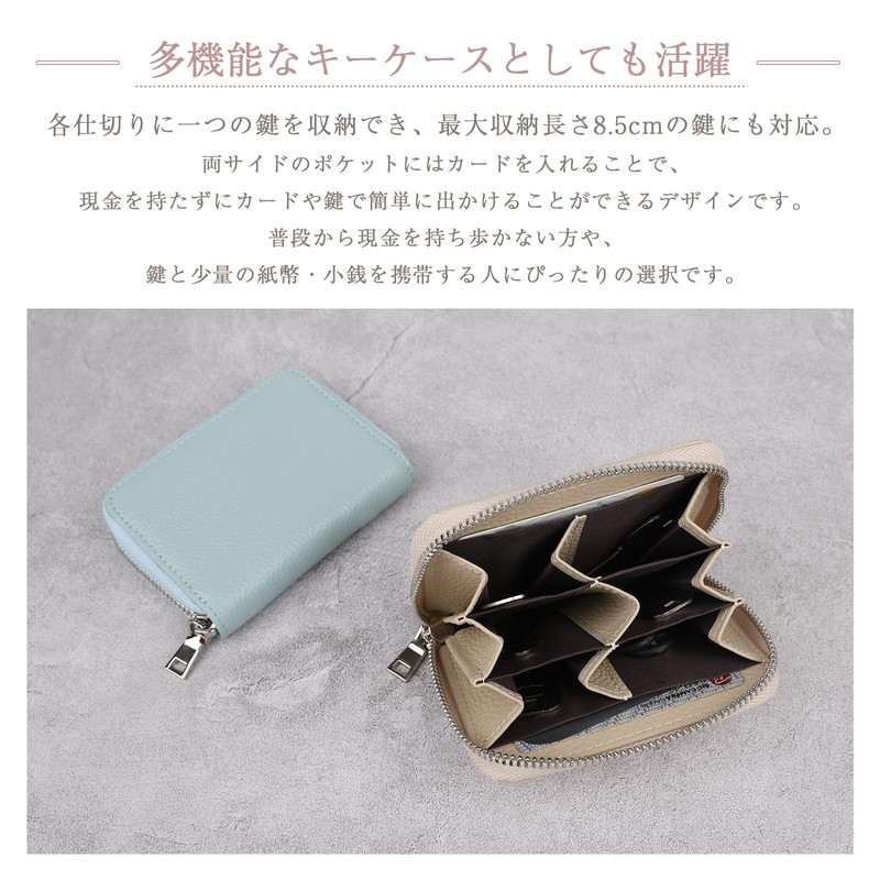imeetu Mini Wallet, Coin Case, Key Case, Coin Purse, 6