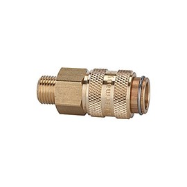 Riegler 107126 Quick Release Coupling I.D. 5, Blank Brass, G 1/4 ET