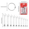 Ldirect Mini Wrench Equipment, Combination Spanner, Small Key Set, Metric