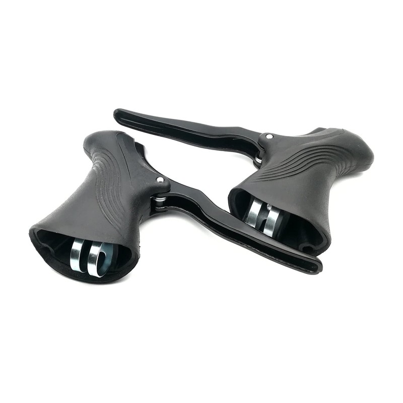 YOGOGO アルミ合金ユニバーサルロードバイクブレーキレバー (Road Bike Black)