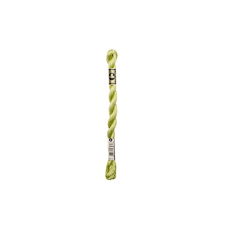 DMC 115 3-472 Pearl Cotton Thread, Ultra Light Avocado Green