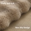 Aucrovee Soft Plush Faux Fur Couch Cover, Thick Warm Fuzzy