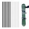 lasuroa 12pz Kit Riparazione Snowboard Sci, 6mm Ptex Riparazione Sci