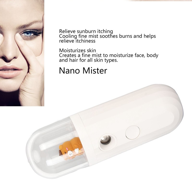 Nano Mist Sprayer Handheld 250mAh USB Rechargeable Nano Mister Facial