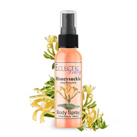Eclectic Lady Honeysuckle Body Spray, 2 ounces, Body Mist for Women with Clean, Light & Gentle Fragrance, Cologne with Soft, Subtle Aroma For Daily Use