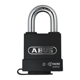 ABUS 83 WP/40-lucchetto in Tempered Steel, with Cylinder, Blue and Nano Coating Protect 63 mm