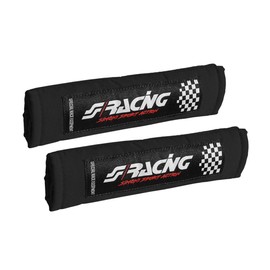 Simoni Racing CC2/N-V Universal Seat Belt Protectors, Black