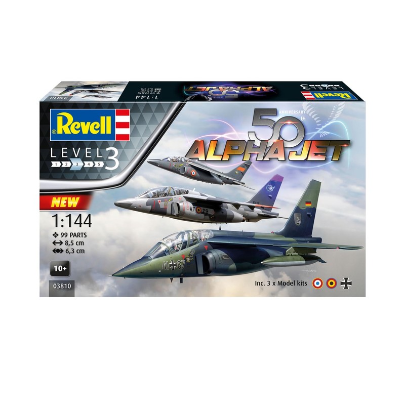 Revell Model Kit 50th Anniversary Alpha Jet I Scale Replica