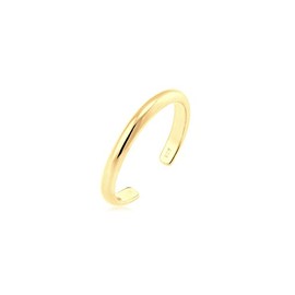 Elli Midi Minimal Trend Ring, Facet cut, No Gemstone