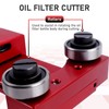 Gelessy 66490 Oil Filter Cutter with Vise Jaws, Adjustable Oil