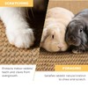 3 Pack Rabbit Scratching Pads - Soft Jute Chew Mats
