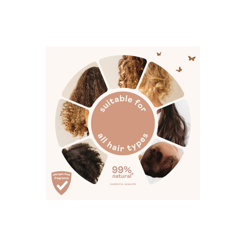 Nala's Kids Tropical Blast Detangler with Argan Oil, Shea Butter