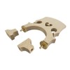 Yinfente 3/4 Upright Bass Bridge Maple Adjustable Bass Bridges Double