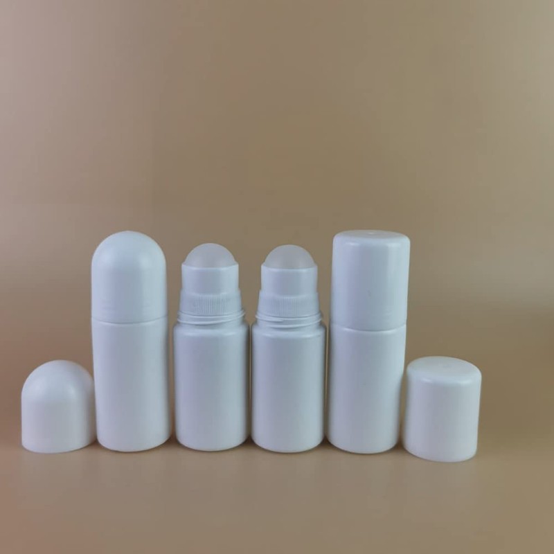 JIHUOO 4 Pieces 30 ml Empty Plastic Roller Bottles Refillable