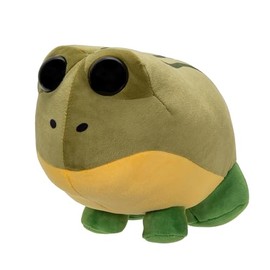 Adopt Me! Collector Plush - Bullfrog - Series 3 - Common in-Game Stylization Plush - Exclusive Virtual Item Code Included - Toys for Kids Featuring Your Favorite Pet, Ages 6+
