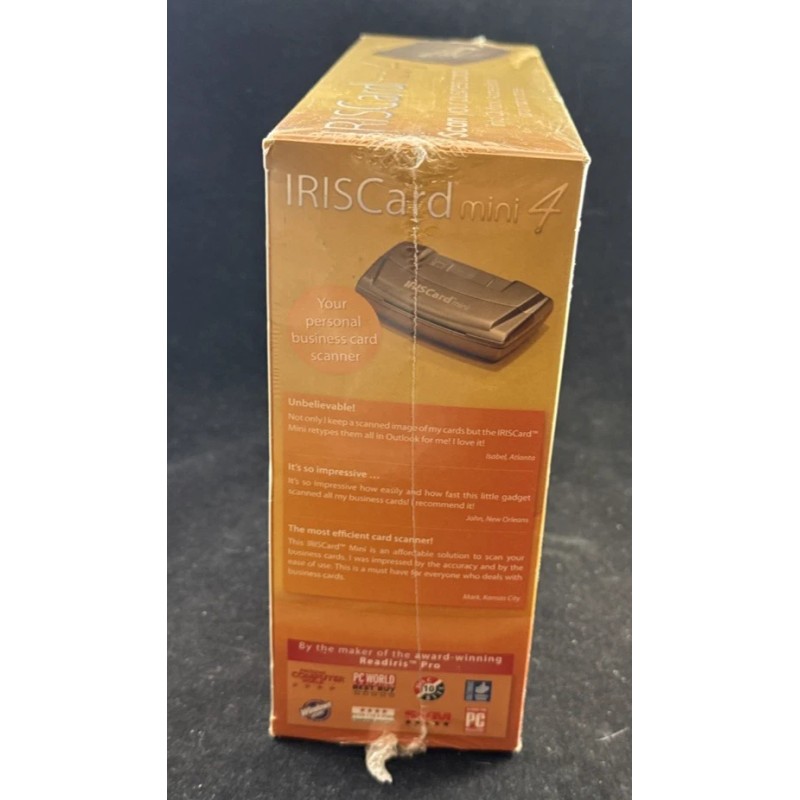 IRIS Card mini 4 -Personal Business Card Scanner, New Sealed