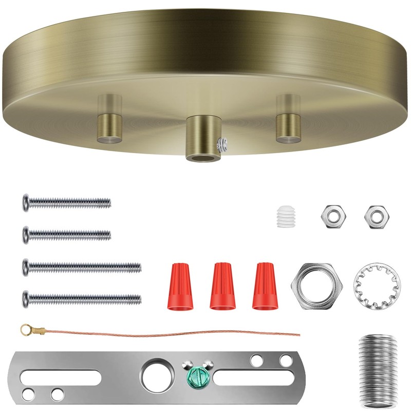 MAYOMAJO 6 Inches Light Canopy Kit with Heavy Duty Replacement