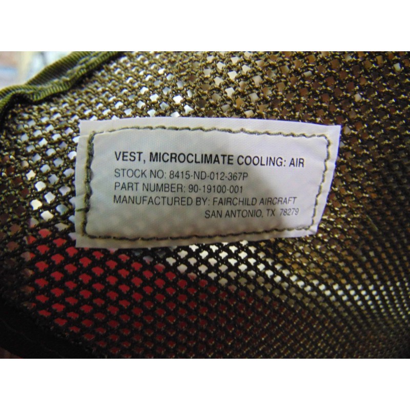 Military Army Surplus Microclimate Vest Air Conditioning Air Body Cooling