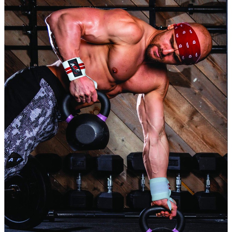 AQF Power Weight Lifting Wrist Wraps Supports Gym Training Fist