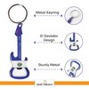 SandT Collection El Salvador Guitar Keychain Bottle Opener - Multi-Functional