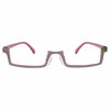 KKD Frameless Cosplay Moe Glasses Under Rim Fashion Glasses Metal