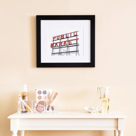 ArtToFrames 12x28 Inch Black Picture Frame, This 1.25" Custom Poster Frame is Smooth Black, for Your Art or Photos, 2WOMCF-105-048C-12x28