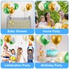 Vicloon Birthday Balloons, 143pcs Confetti Balloons, Latex Balloons Party Decorations